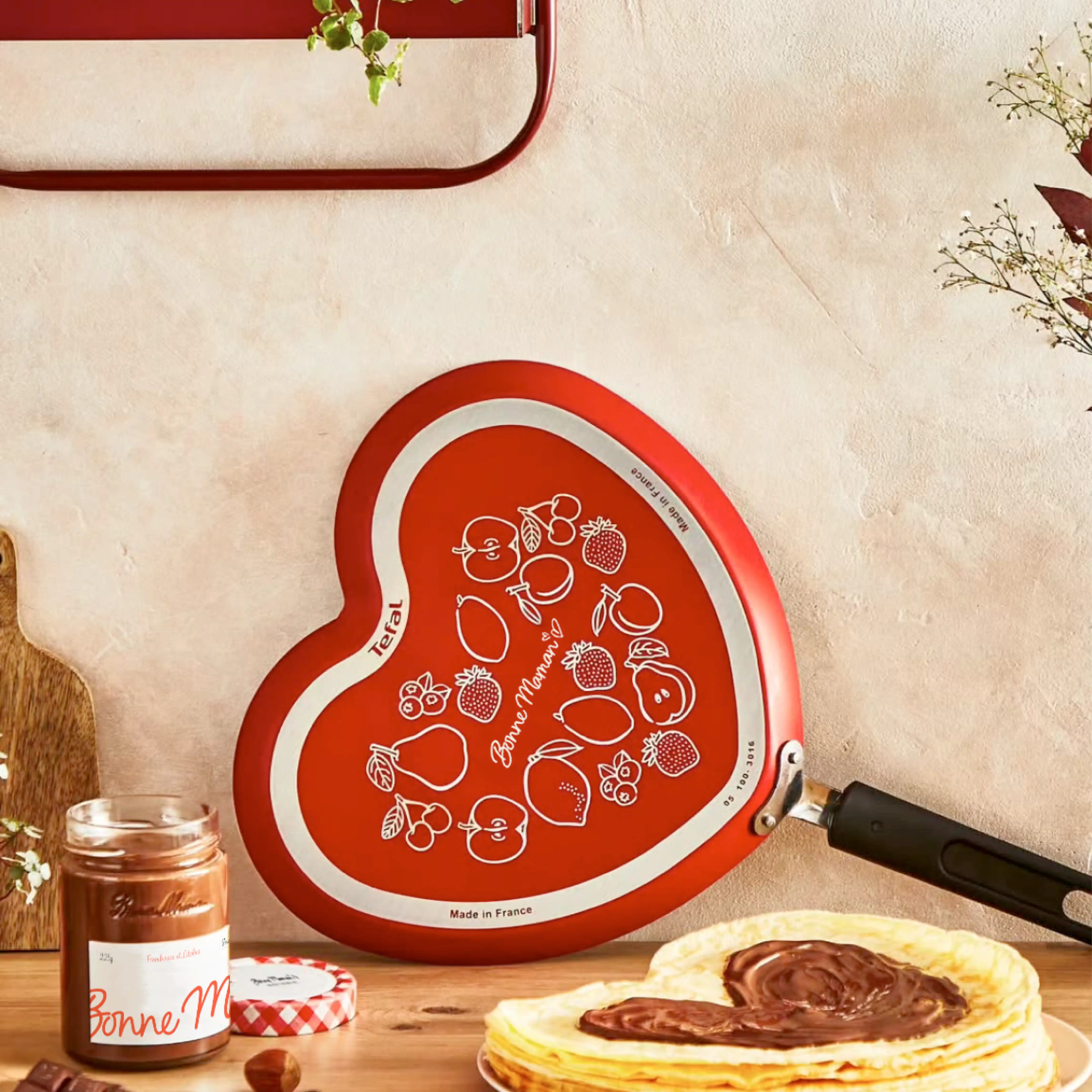 Photo des crêpes de bonne maman avec sa nouvelle étiquette et son nouveau logo